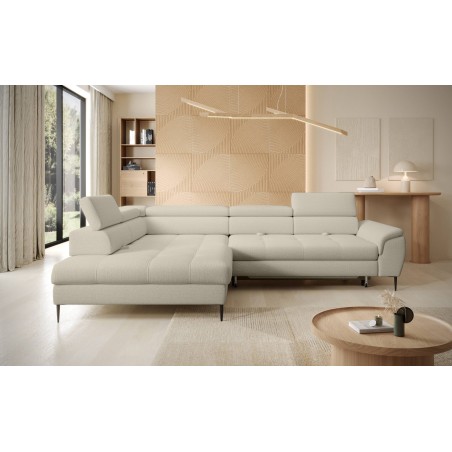 Narożnik EMPOLI L Lewostronny z funkcją spania Lewostronny w ktaninie ARAGON 03 WERSAL