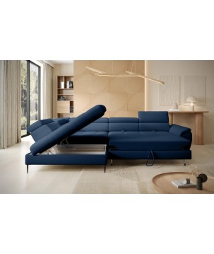 Narożnik EMPOLI L Lewostronny z funkcją spania Lewostronny w ktaninie ARAGON 79 WERSAL