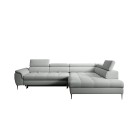 Narożnik EMPOLI L Prawostronny z funkcją spania Prawostronny w ktaninie ARAGON 80 WERSAL