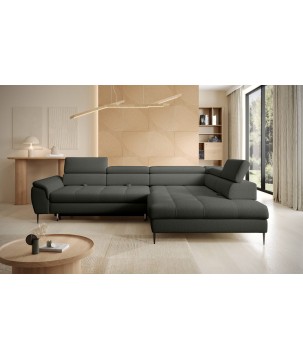 Narożnik EMPOLI L Prawostronny z funkcją spania Prawostronny w ktaninie ARAGON 97 WERSAL