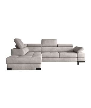 Narożnik EMPORIO L Lewostronny z funkcją spania Lewostronny w ktaninie SERENO 682 WERSAL