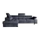 Narożnik EMPORIO L Lewostronny z funkcją spania Lewostronny w ktaninie SERENO 695 WERSAL