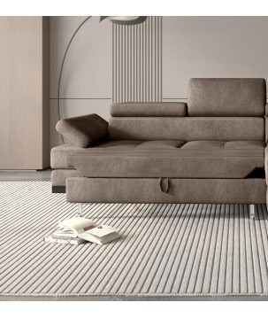 Narożnik EMPORIO L Prawostronny z funkcją spania Prawostronny w ktaninie SERENO 684 WERSAL