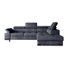 Narożnik EMPORIO L Prawostronny z funkcją spania Prawostronny w ktaninie SERENO 695 WERSAL