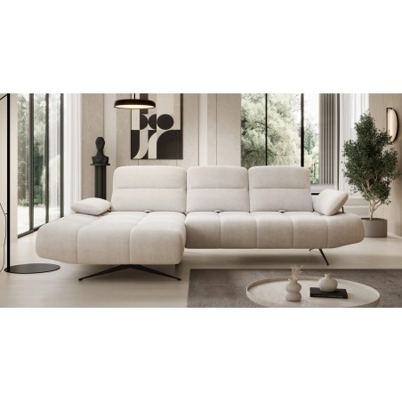 Narożnik FALCAO S układ L Lewostronny z funkcją RELAX w ktaninie AURORA 02 WERSAL