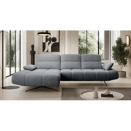 Narożnik FALCAO S układ L Lewostronny z funkcją RELAX w ktaninie AURORA 17 WERSAL