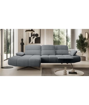 Narożnik FALCAO S układ L Lewostronny z funkcją RELAX w ktaninie AURORA 17 WERSAL