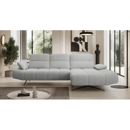 Narożnik FALCAO S układ L Prawostronny z funkcją RELAX w ktaninie AURORA 04 WERSAL