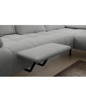 Narożnik FALCAO S układ L Prawostronny z funkcją RELAX w ktaninie AURORA 04 WERSAL