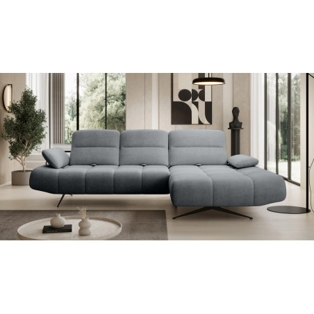 Narożnik FALCAO S układ L Prawostronny z funkcją RELAX w ktaninie AURORA 17 WERSAL