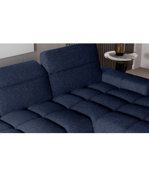 Narożnik GIANO S układ L Prawostronny z elektryczną regulacją siedziska w ktaninie AUSTIN 15 WERSAL