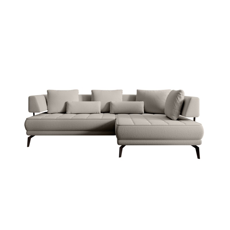 Narożnik GIOTTO L Prawostronnyelektryczna regulacja siedziska tkanina PERFECT HARMONY 04 WERSAL