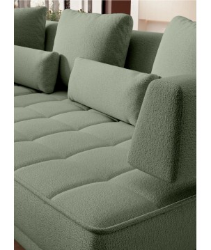 Narożnik GIOTTO L Prawostronnyelektryczna regulacja siedziska tkanina PERFECT HARMONY 39 WERSAL