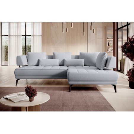 Narożnik GIOTTO L Prawostronnyelektryczna regulacja siedziska tkanina PERFECT HARMONY 80 WERSAL