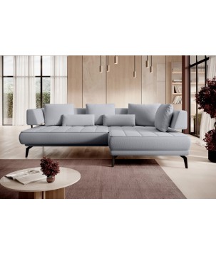 Narożnik GIOTTO L Prawostronnyelektryczna regulacja siedziska tkanina PERFECT HARMONY 80 WERSAL