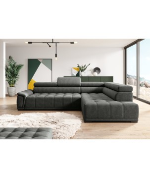 Narożnik GREMIO układ L Prawostronny z elektryczną regulacją siedziska WERSAL