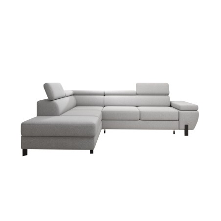 Narożnik MOLINA L układ L Lewostronny z funkcją spania w tkaninie CLOUD WERSAL