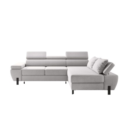 Narożnik MOLINA L układ L Prawostronny z funkcją spania w tkaninie CLOUD WERSAL