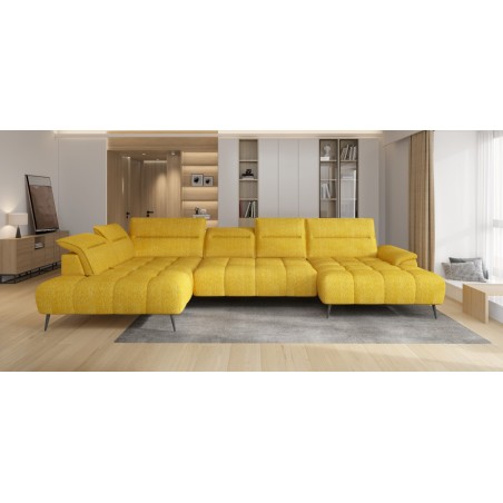 Narożnik MONTANA S układ L Lewostronny z elektryczną regulacją siedziska WERSAL