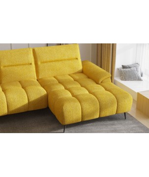 Narożnik MONTANA S układ L Lewostronny z elektryczną regulacją siedziska WERSAL