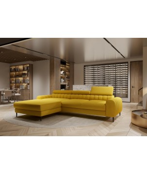 Narożnik MONTELLA L układ L Lewostronny z funkcją spania WERSAL