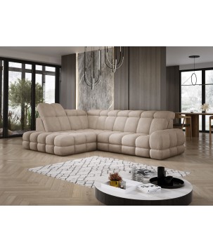 Narożnik TOLLO L Lewostronny Elektryczna regulacja Anthology 04 kolor Beżowy WERSAL