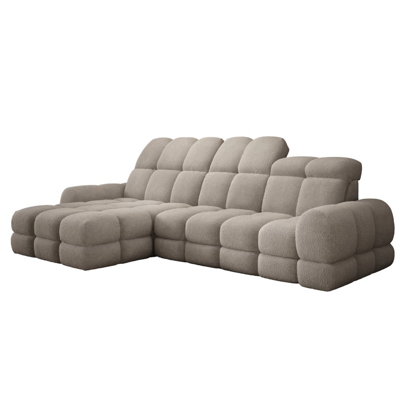 Narożnik TOLLO MINI S Lewostronny Elektryczna regulacja Anthology 06 kolor Cappucino WERSAL