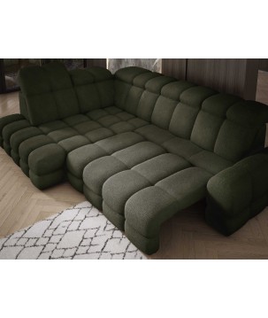 Narożnik TOLLO L Lewostronny Elektryczna regulacja Anthology 12 kolor Leśna Zieleń WERSAL