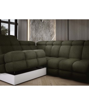 Narożnik TOLLO L Lewostronny Elektryczna regulacja Anthology 12 kolor Leśna Zieleń WERSAL