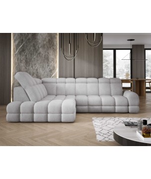 Narożnik TOLLO L Lewostronny Elektryczna regulacja Anthology 17 kolor Popielaty WERSAL