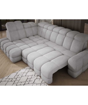 Narożnik TOLLO L Lewostronny Elektryczna regulacja Anthology 17 kolor Popielaty WERSAL