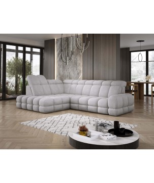 Narożnik TOLLO L Lewostronny Elektryczna regulacja Anthology 17 kolor Popielaty WERSAL