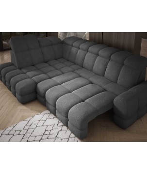 Narożnik TOLLO L Lewostronny Elektryczna regulacja Anthology 18 kolor Szary WERSAL