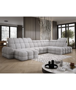 Narożnik TOLLO XL Prawostronny Elektryczna regulacja Tkanina ANTHOLOGY 17 WERSAL