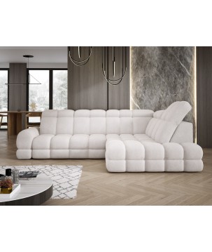 Narożnik TOLLO L Prawostronny Elektryczna regulacja Anthology 01 kolor Kremowy WERSAL