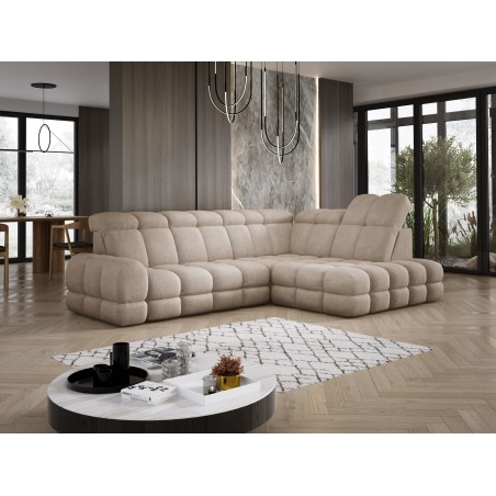 Narożnik TOLLO L Prawostronny Elektryczna regulacja Anthology 04 kolor Beżowy WERSAL