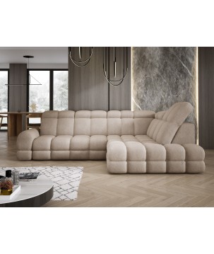 Narożnik TOLLO L Prawostronny Elektryczna regulacja Anthology 04 kolor Beżowy WERSAL