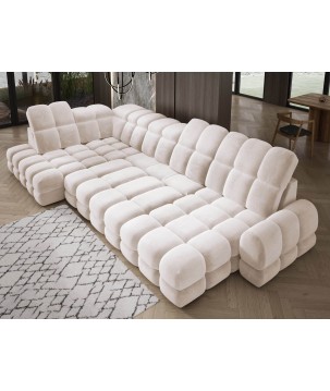 Narożnik TOLLO XL Lewostronny Elektryczna regulacja Tkanina SALVADOR 01 WERSAL