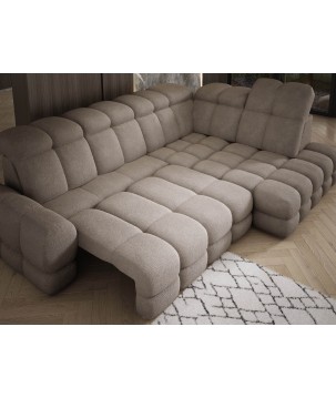 Narożnik TOLLO L Prawostronny Elektryczna regulacja Anthology 06 kolor Cappucino WERSAL