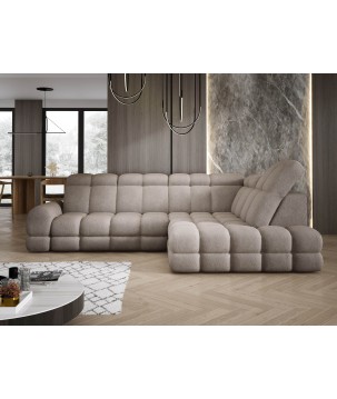 Narożnik TOLLO L Prawostronny Elektryczna regulacja Anthology 06 kolor Cappucino WERSAL