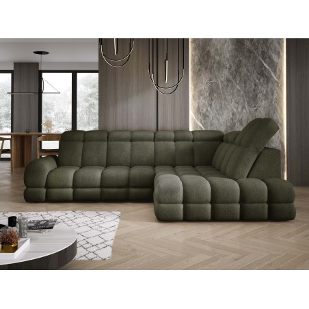 Narożnik TOLLO L Prawostronny Elektryczna regulacja Anthology 12 kolor Leśna Zieleń WERSAL