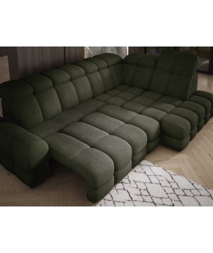 Narożnik TOLLO L Prawostronny Elektryczna regulacja Anthology 12 kolor Leśna Zieleń WERSAL