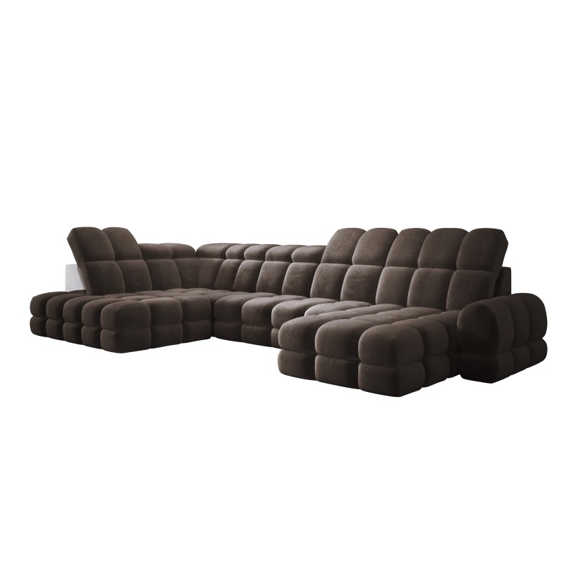 Narożnik TOLLO XL Lewostronny Elektryczna regulacja Tkanina SALVADOR 04 WERSAL