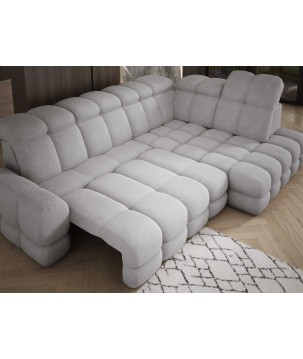 Narożnik TOLLO L Prawostronny Elektryczna regulacja Anthology 17 kolor Popielaty WERSAL