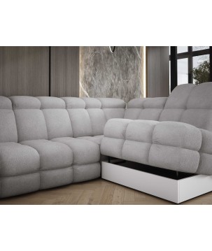 Narożnik TOLLO L Prawostronny Elektryczna regulacja Anthology 17 kolor Popielaty WERSAL