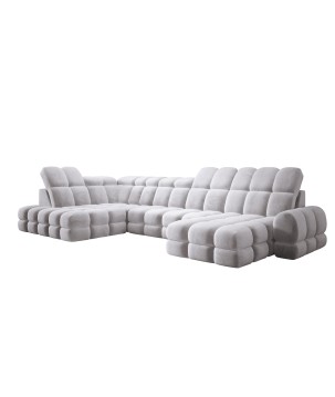 Narożnik TOLLO XL Lewostronny Elektryczna regulacja Tkanina SALVADOR 13 WERSAL