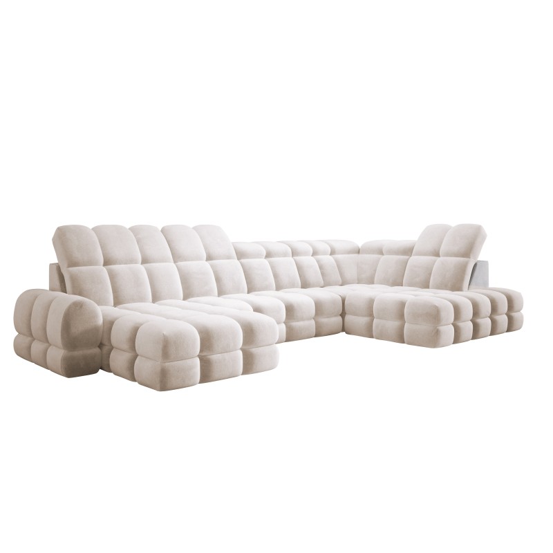 Narożnik TOLLO XL Prawostronny Elektryczna regulacja Tkanina SALVADOR 01 WERSAL