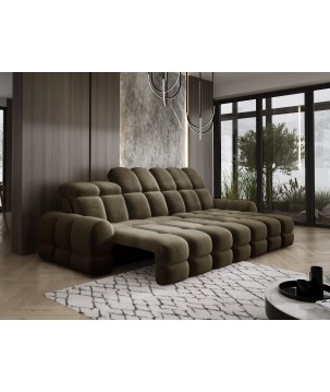 Narożnik TOLLO MINI S Prawostronny Elektryczna regulacja Salvador 10 kolor Oliwkowy WERSAL