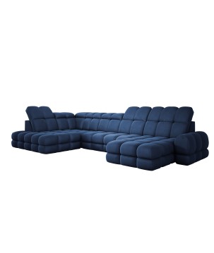 Narożnik TOLLO XL Lewostronny Elektryczna regulacja Tkanina SOLAR 79 WERSAL