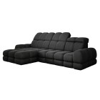 Narożnik TOLLO MINI S Lewostronny Elektryczna regulacja Solar 99 kolor Antracytowy WERSAL